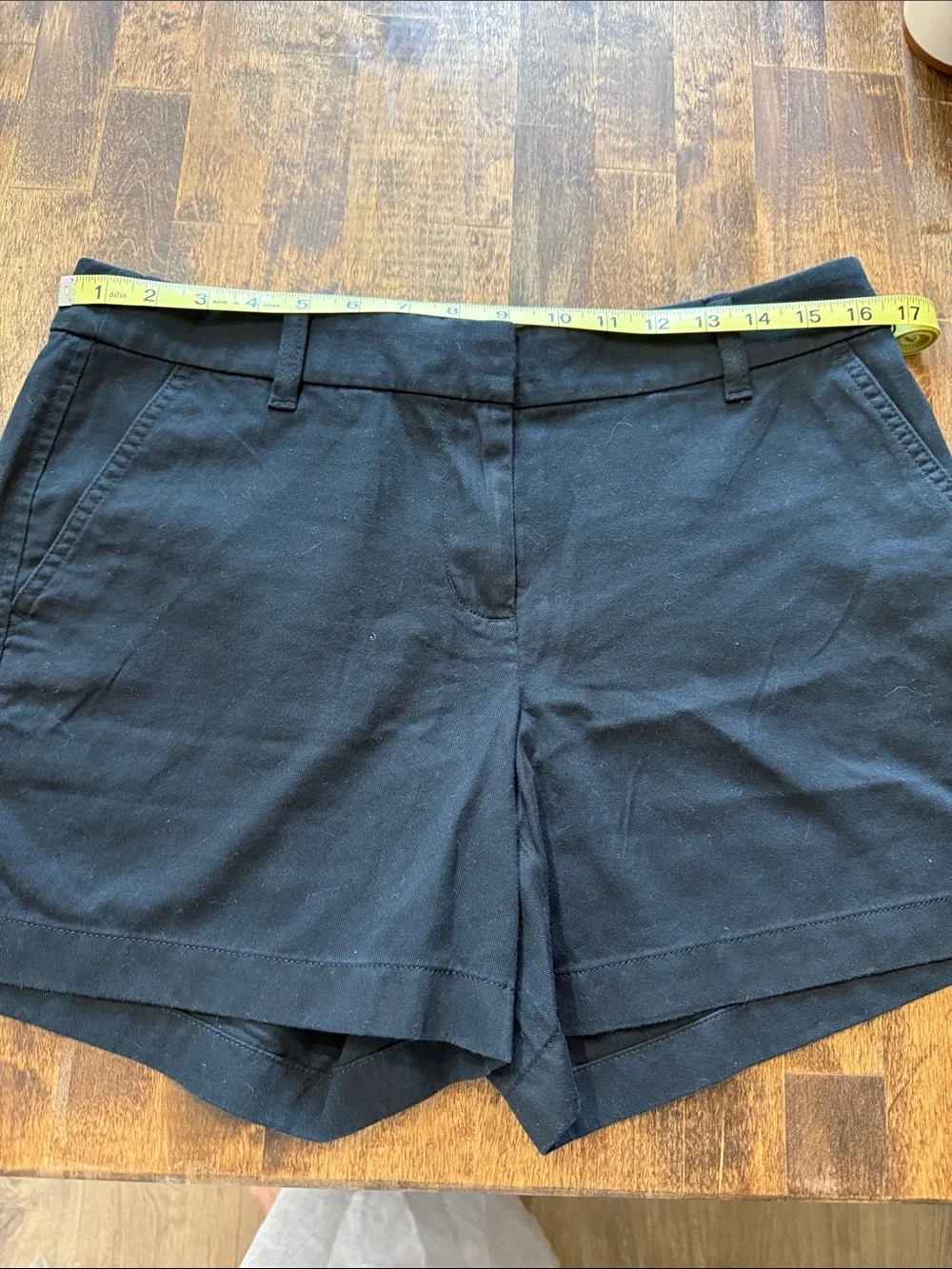 J CREW Classic Preppy Minimalist Black 100% Cotton 5